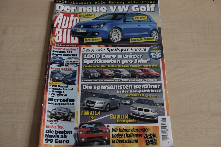 Deckblatt Auto Bild (30/2008)